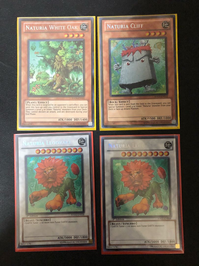 Multiple simultaneous purchase shipping discount Yu-Gi-Oh English Naturia White Oak Gao Kurama Cliff