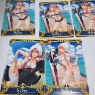 FGOアーケード英霊カード星４つ５枚セット売りpart２