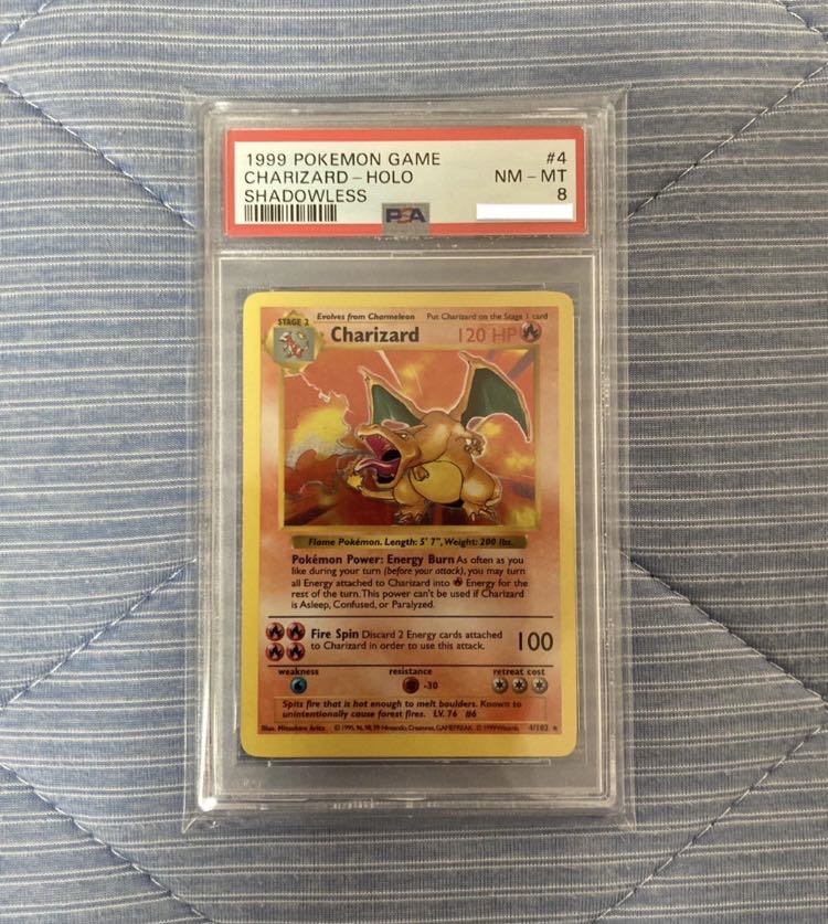 オレンジ系売上実績no 1 ポケモンカード リザードン 英語版 シャドーレス Psa8 ポケモンカードゲーム トレーディングカードオレンジ系 132 570 Eur Artec Fr