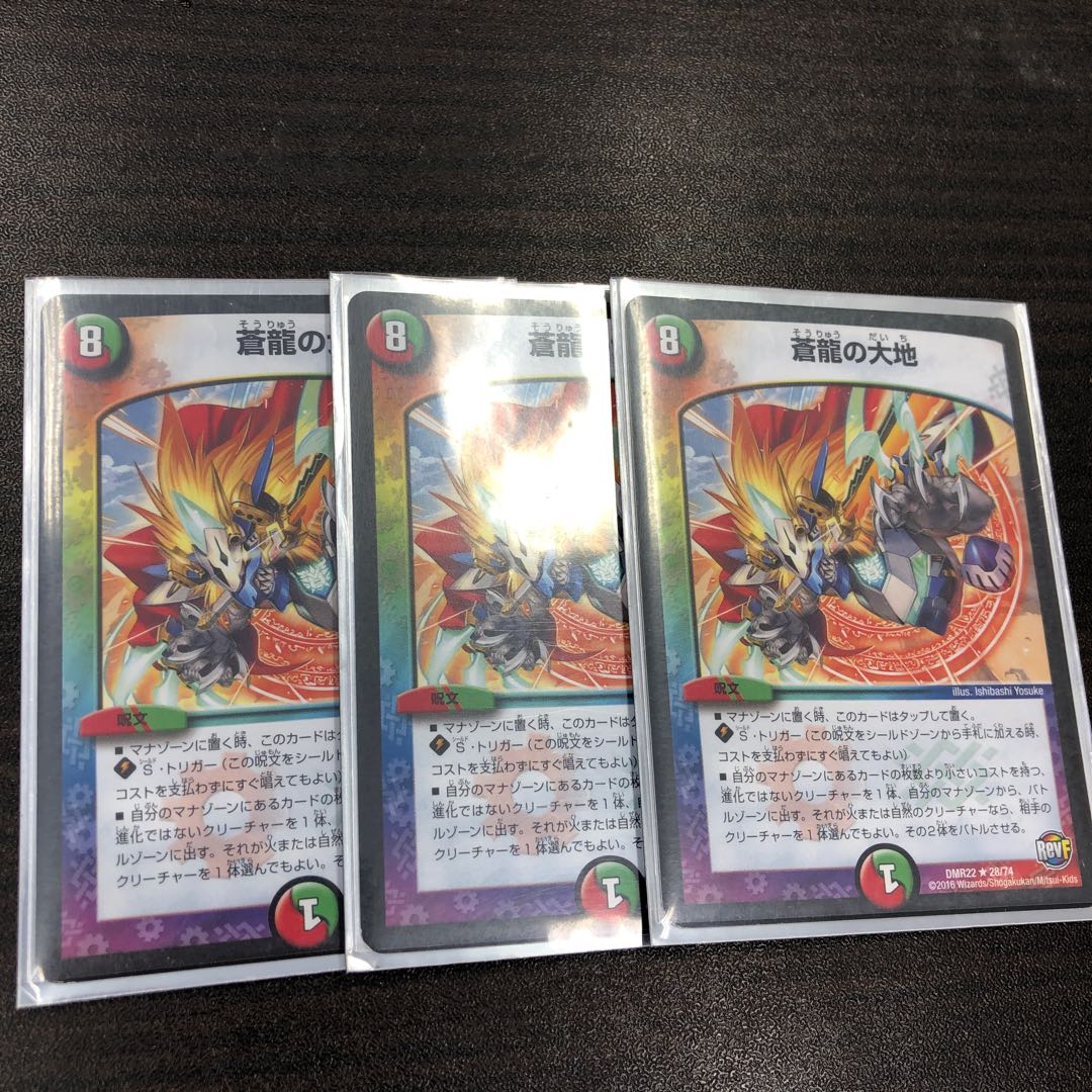 蒼龍の大地3枚　オルカ様専用