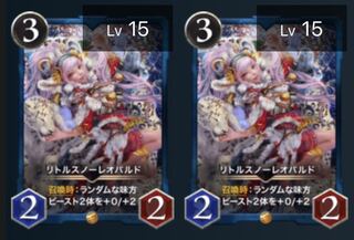 （2枚）リトルスノーレオパルド