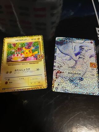 たんじょうび　ピカチュウ　レシラム