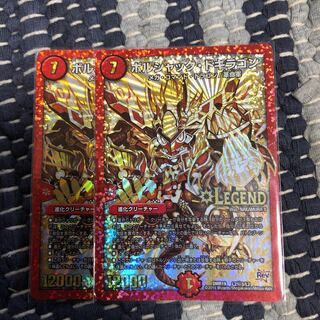 ボルシャックドギラゴン 金シク 秘3 2枚 2枚の通販 恵@同時購入