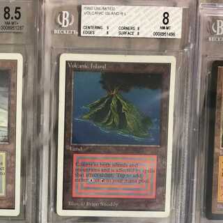 Final price reduction 2ED UNL Volcanic Island BGS8Q+!