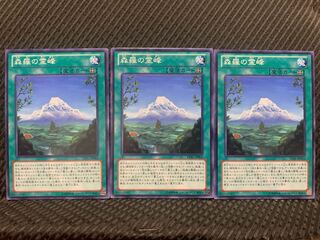 【ぽぽたん】遊戯王 1868 森羅の霊峰 3枚 ノーマル