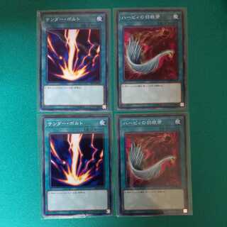 サンダーボルト　ハーピィの羽根帚　ノーマル各２枚