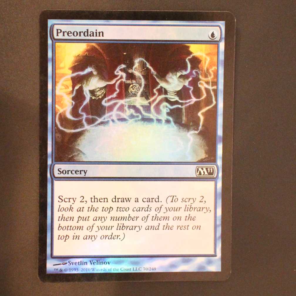 M11 [Preordain] English Foil 1枚