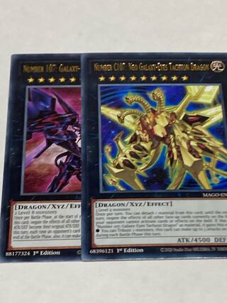 Number 107: Galaxy-Eyes Tachyon Dragon Number C107: Neo Galaxy-Eyes Tachyon Dragon English EU Version