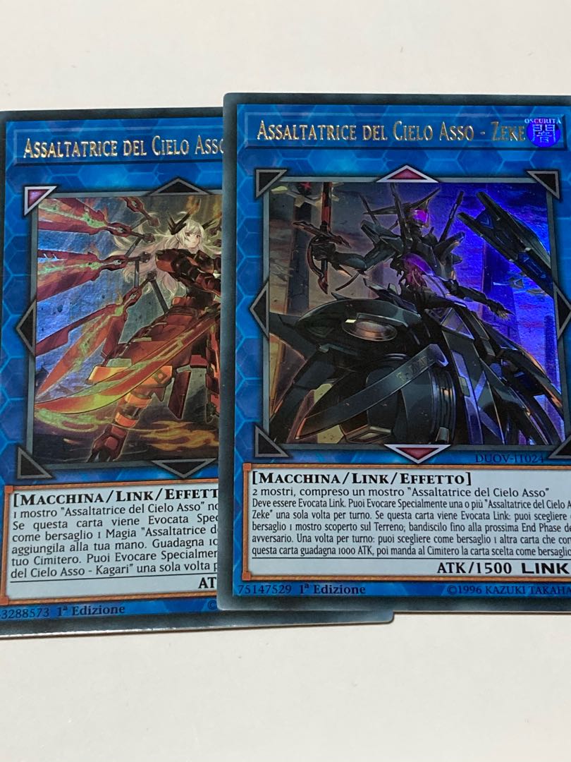 Sky Striker Ace - Zeke Sky Striker Ace - Kagari Italian Edition EU Edition