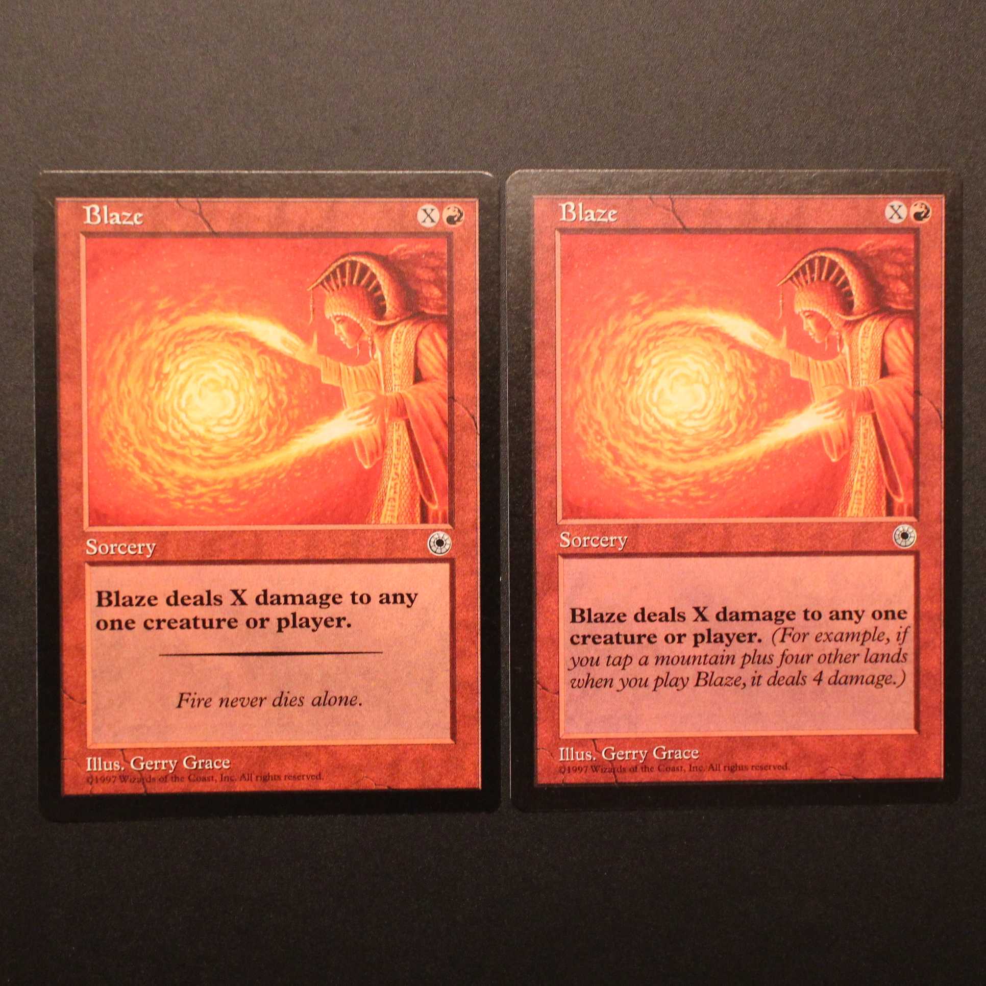 POR [Blaze] English, set of 2