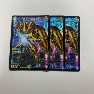 「雷光の聖騎士」　3枚