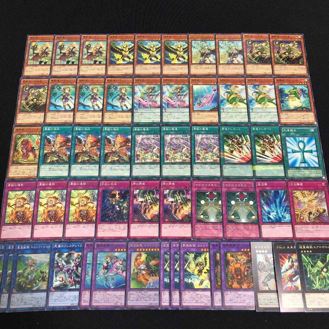 遊戯王【本格構築】聖霊獣デッキ 40枚+EX15枚