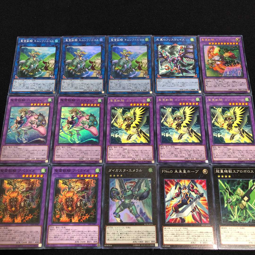 遊戯王【本格構築】聖霊獣デッキ 40枚+EX15枚