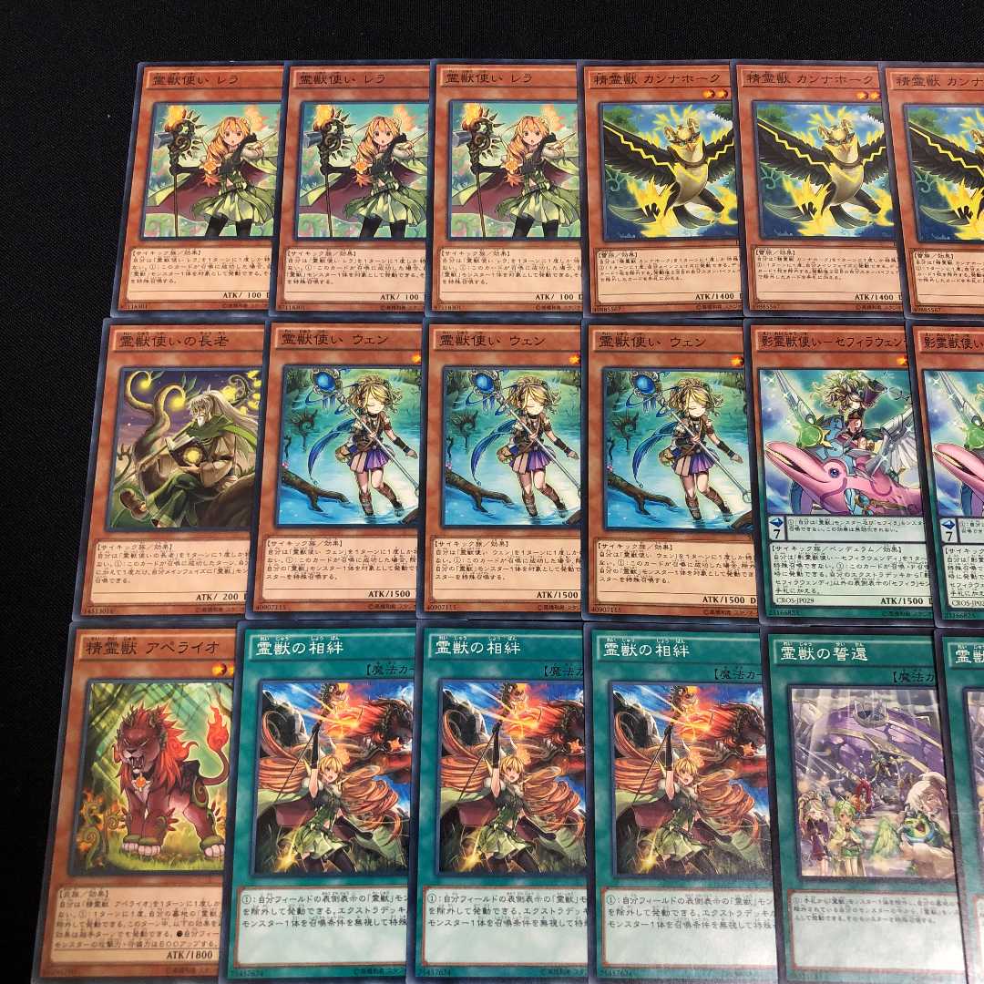 遊戯王【本格構築】聖霊獣デッキ 40枚+EX15枚