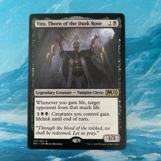 MTG 2 copies Vito, Thorn of the Dusk Rose