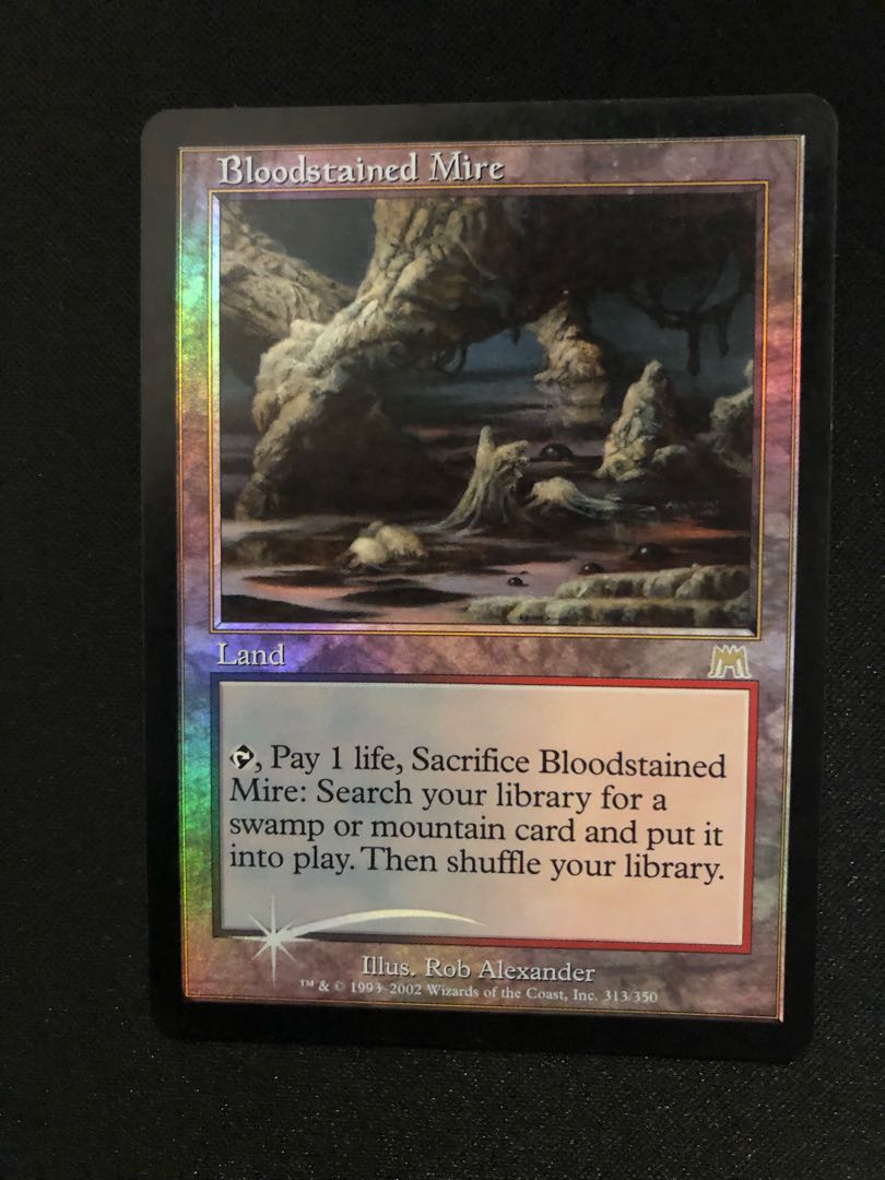 Bloodstained Mire English foil 1 piece of Onslaught