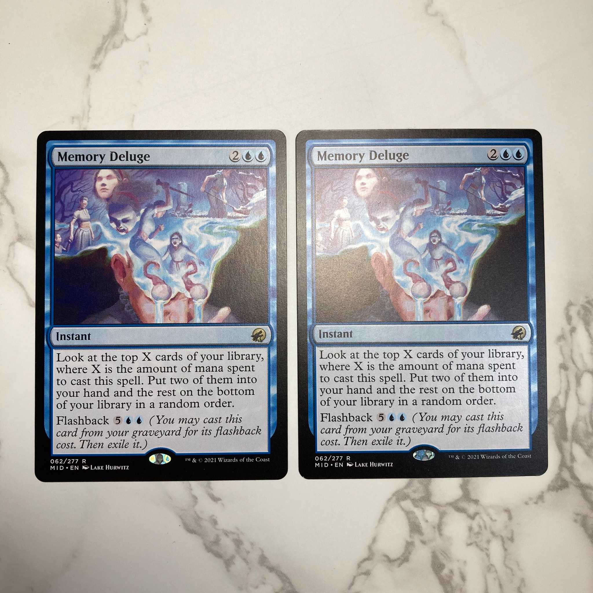 【2枚】記憶の氾濫/Memory Deluge 英