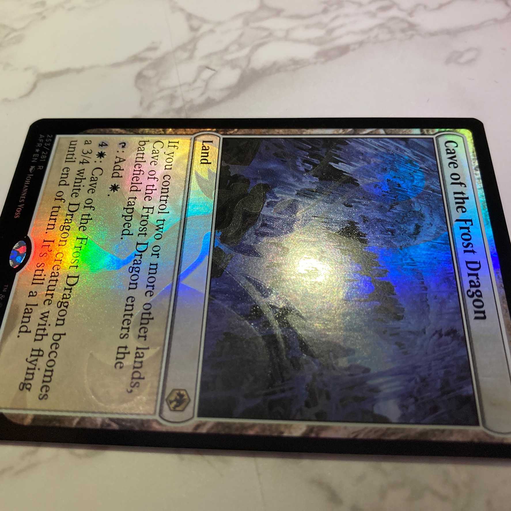 Cave of the Frost Dragon Rare 253/281 Forgotten Realm Exploration Amper Sandshrew Promo (English)