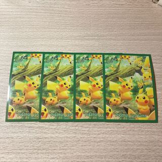 ポケセン公式サプライ　デッキシールド4枚
