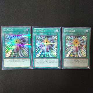 Sin World シークレットレア×2 スーパラ×1 20TH YMP1