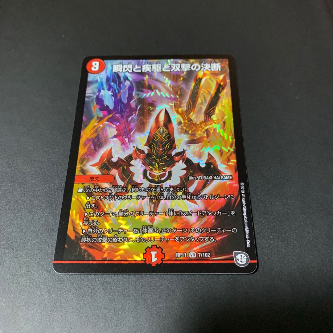 瞬閃と疾駆と双撃の決断