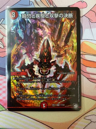 瞬閃と疾駆と双撃の決断