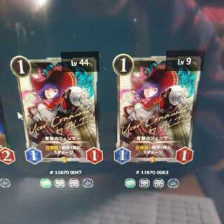 青髪のフェンサー2枚セット