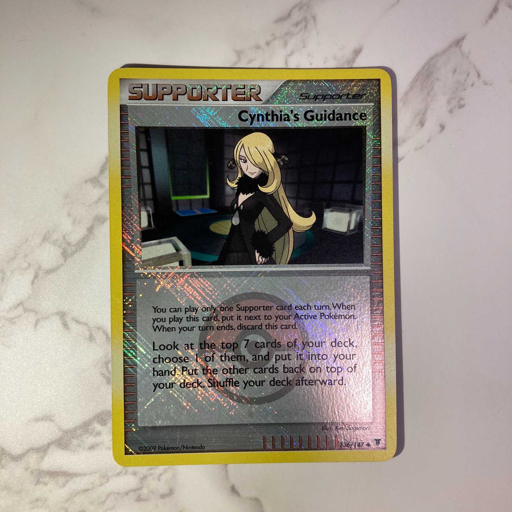 シロナの導き リバースホロ 2009年英語プロモ