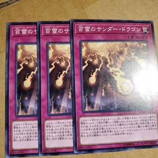 【願い事】百雷のサンダードラゴン 3枚