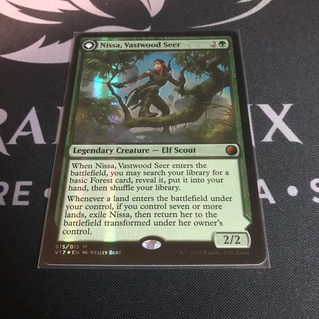 MtG 巨森の予見者 英語 フォイルfoil transform版