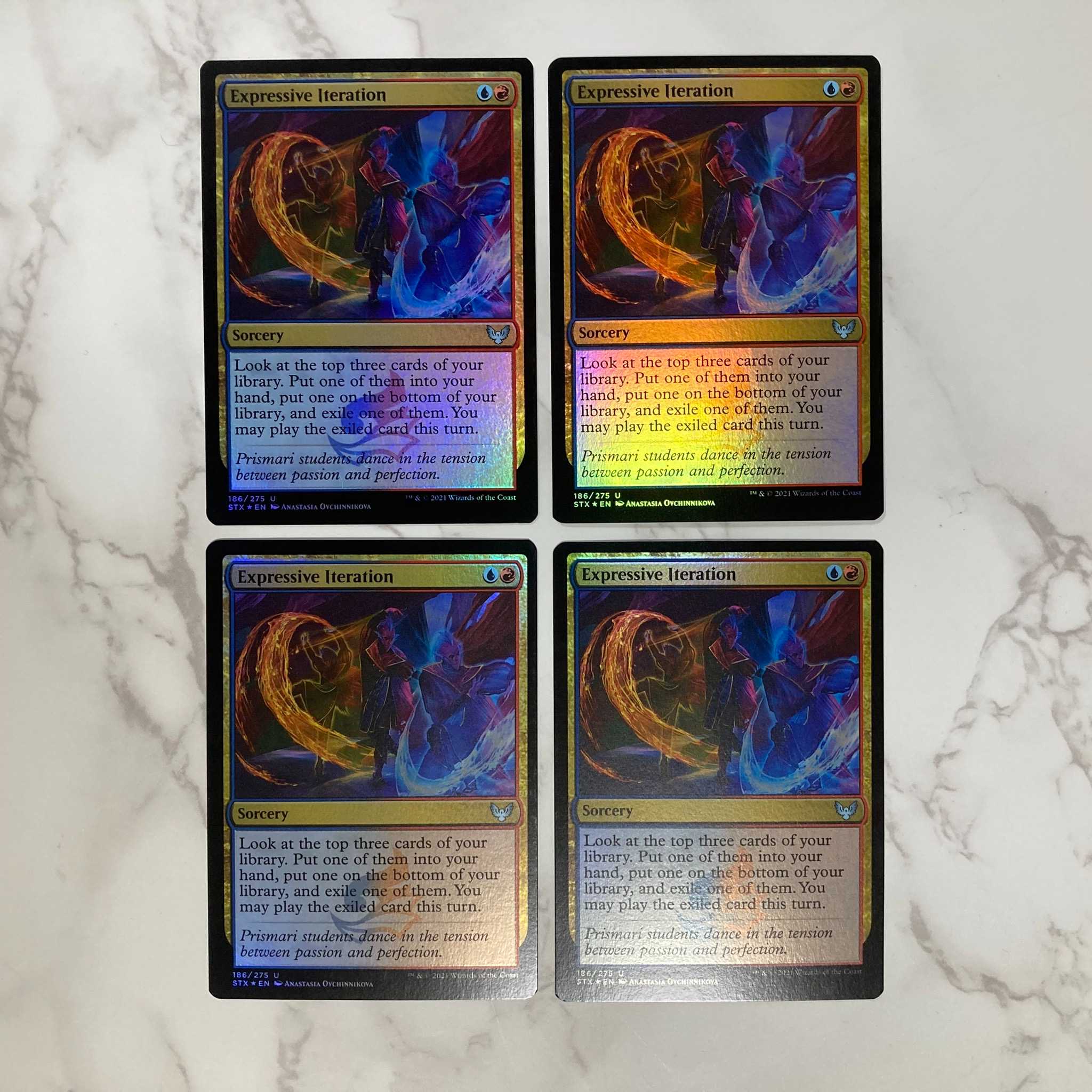 表現の反復/Expressive Iteration 英語 FOIL 4枚