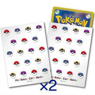 Pokemon Card Deck Shield Poke Ball Design 2 Set