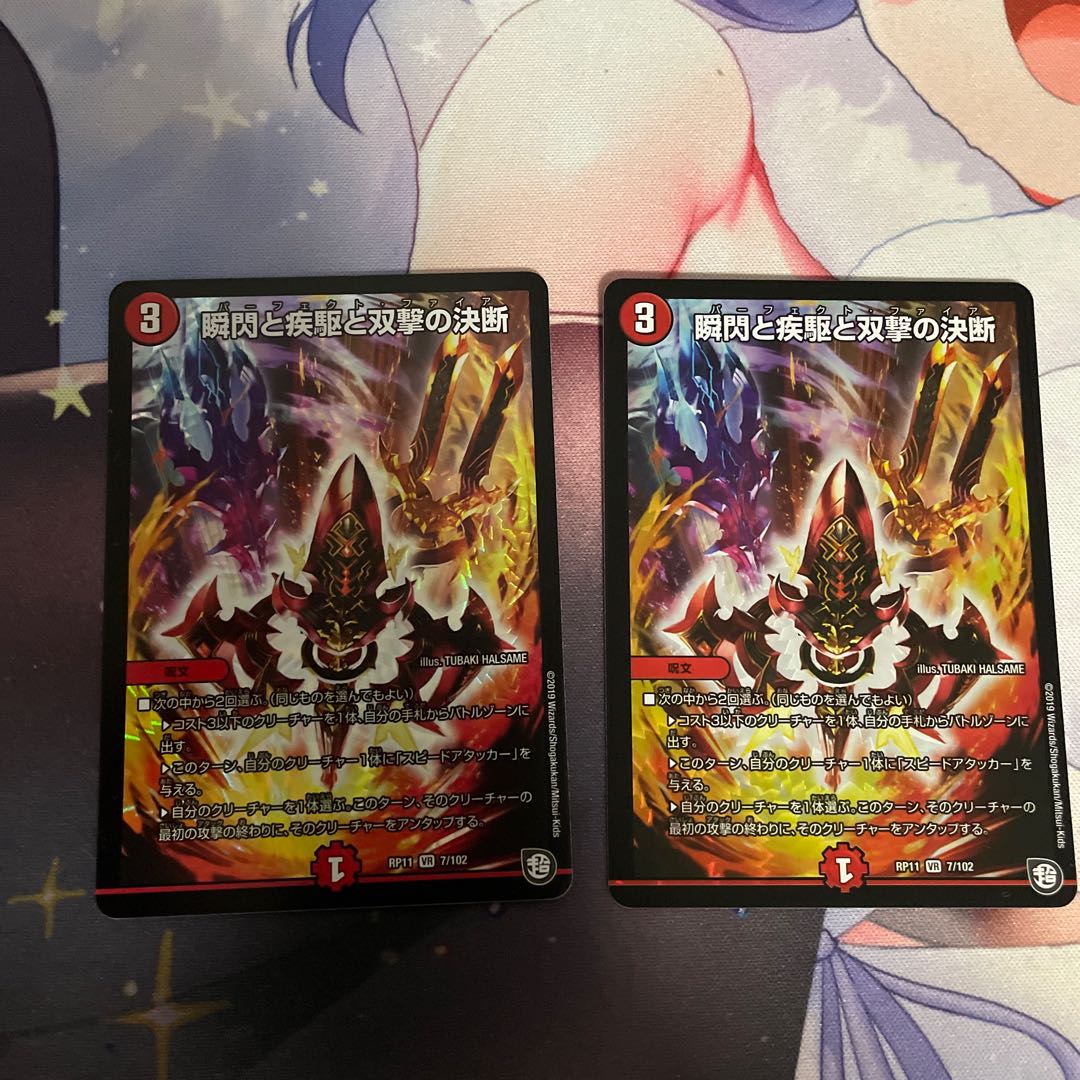 瞬閃と疾駆と双撃の決断