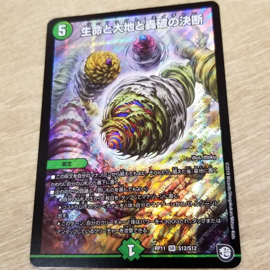 年始のご挨拶セール！おまけ付き！新品未使用極美品！生命と大地と轟破の決断