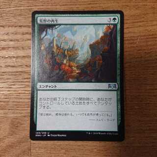 MTG アンコモン 荒野の再生