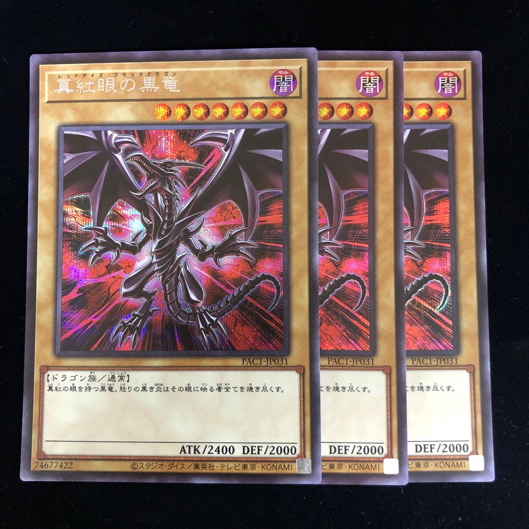 真紅眼の黒竜（絵違い版） シークレットレア