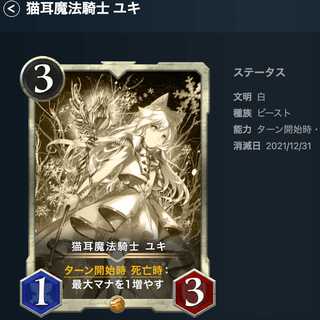 猫耳魔法騎士 ユキ レプリカです