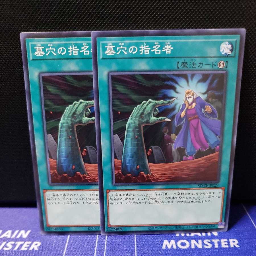 墓穴の指名者 ノーマル2枚セット