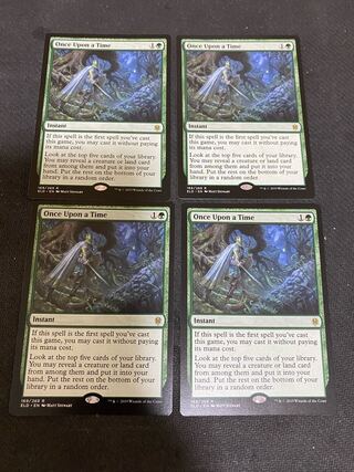 mtg むかしむかし 4枚セット