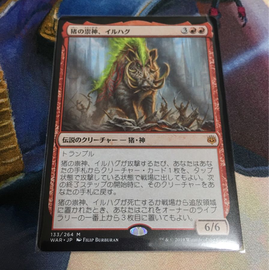 MTG 猪の祟神、イルハグ 日本語
