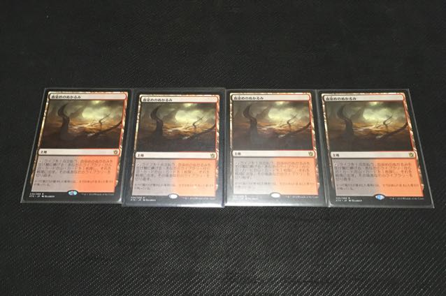 血染めのぬかるみ 日本語 4枚セット