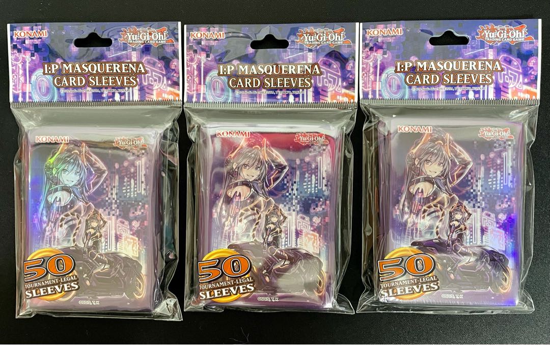 遊戯王　海外公式　マスカレーナ　スリーブ　3セット