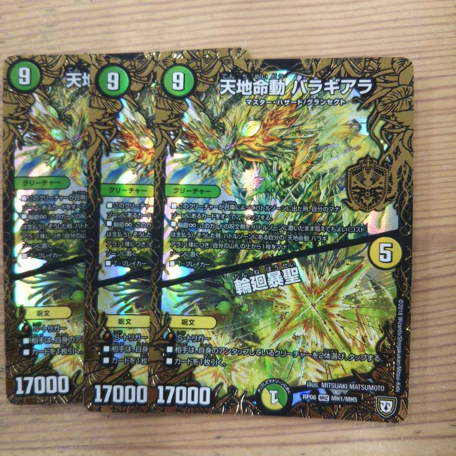 天地命動 バラギアラ｜輪廻暴聖3枚セット