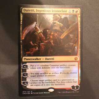 CN2【巧妙な偶像破壊者、ダレッティ】英語 Foil