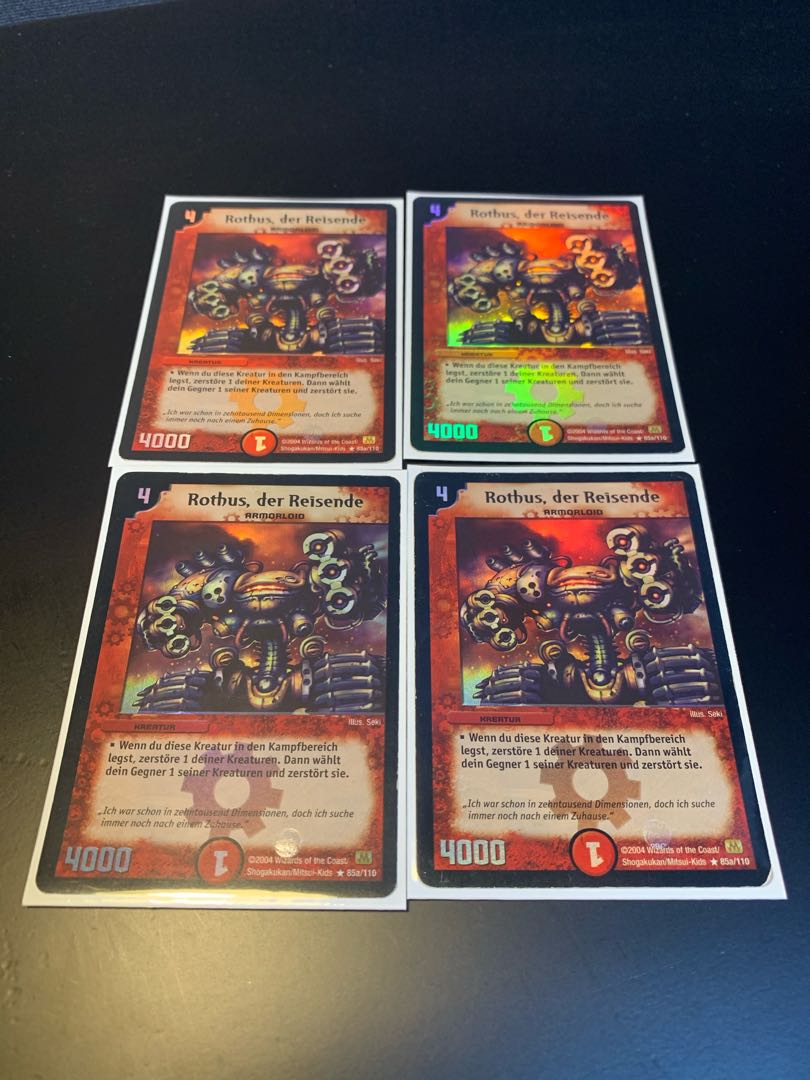 Doitsu Version Rothus, the Traveler Promo Set of 4