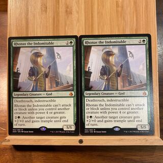 MTG   不屈の神ロナス　英語版　2枚セット