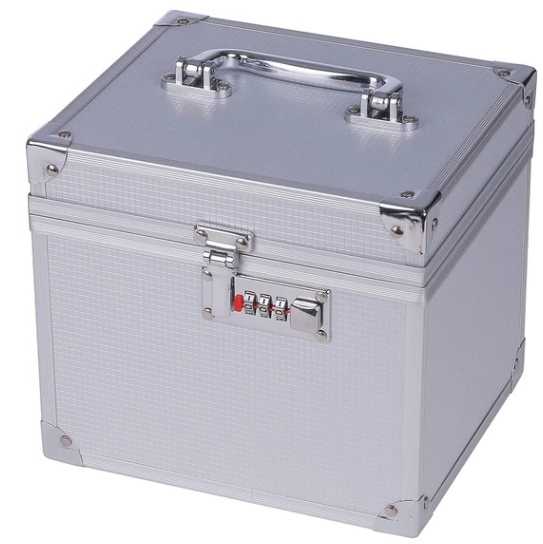 【おもちゃの神様】ロック式各種ローダー対応アタッシュケースBOX(銀)