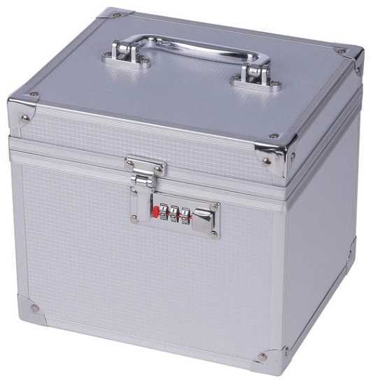 【おもちゃの神様】ロック式各種ローダー対応アタッシュケースBOX(銀)