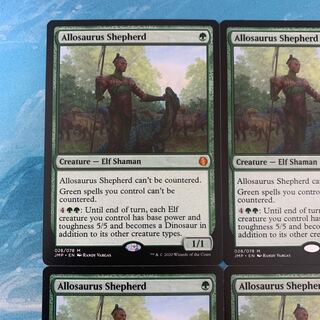 MTG 4 cards Allosaurus Shepherd