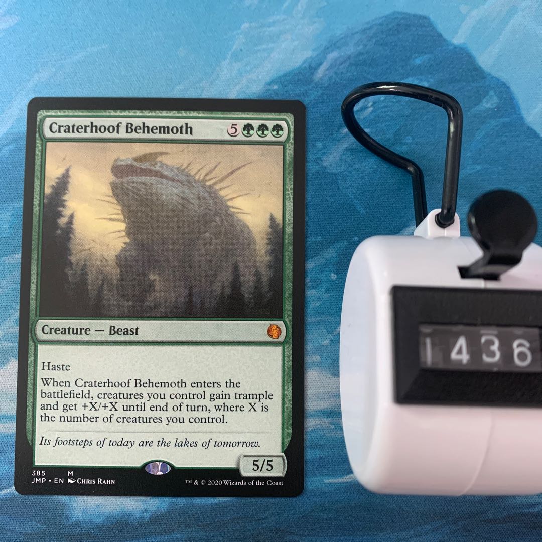 MTG 4-card Craterhoof Behemoth